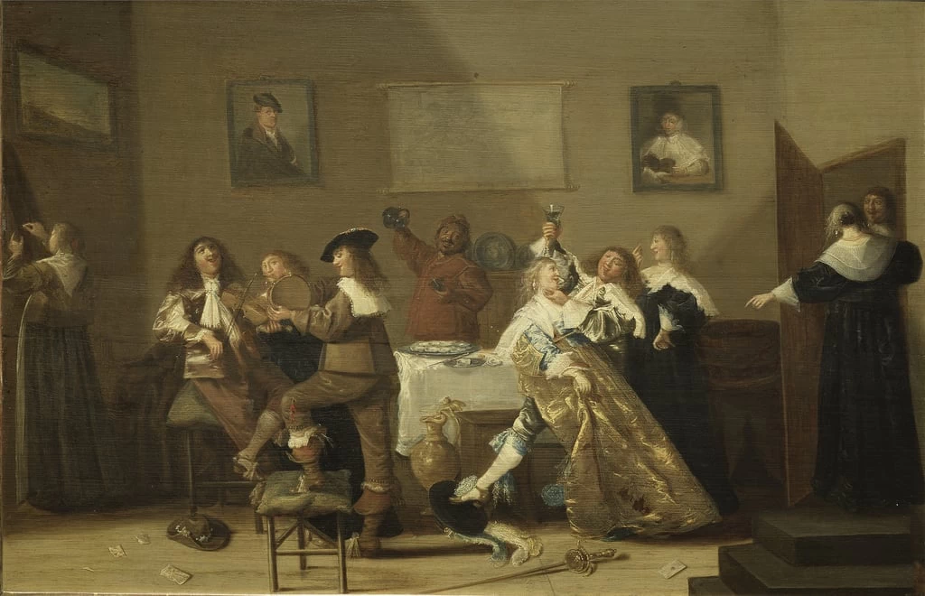 Allegra compagnia in interno - National Museum, Stockholm